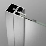 Radaway U toldóprofil NES, Essenza, Premium Pro Brushed Gunmetal forgóprofilhoz, faliprofilhoz 2 cm Biztonságos fizetés