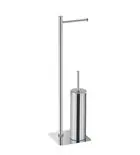 FLORI Álló WC papír és kefe tartó, 670mm, króm (1132) Nézd meg most