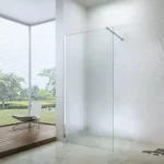 Balneum walk-in zuhanyfal átlátszó üveggel Expressz kézbesítés