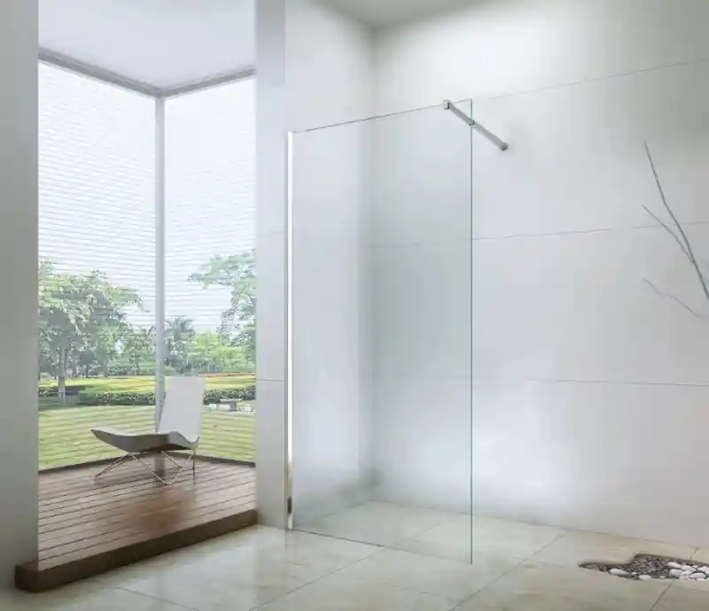 Balneum walk-in zuhanyfal átlátszó üveggel Expressz kézbesítés