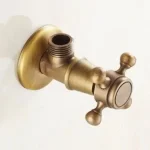 Szezonális akció Balneum Antik kerámiabetétes sarokszelep 1/2" bronz színben