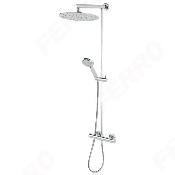 Ferro TREVI zuhanyszett fejzuhannyal, kézizuhannyal, termosztátos csapteleppel Expressz kézbesítés