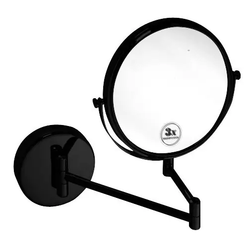 BEMETA DARK Kozmetikai tükör, 230x310x450mm, átm:190mm, fekete (112201510) (XB001) Legjobb ár