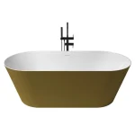 Zenon Leman Oro Metallic/Blanco Brillo kád Biztonságos fizetés