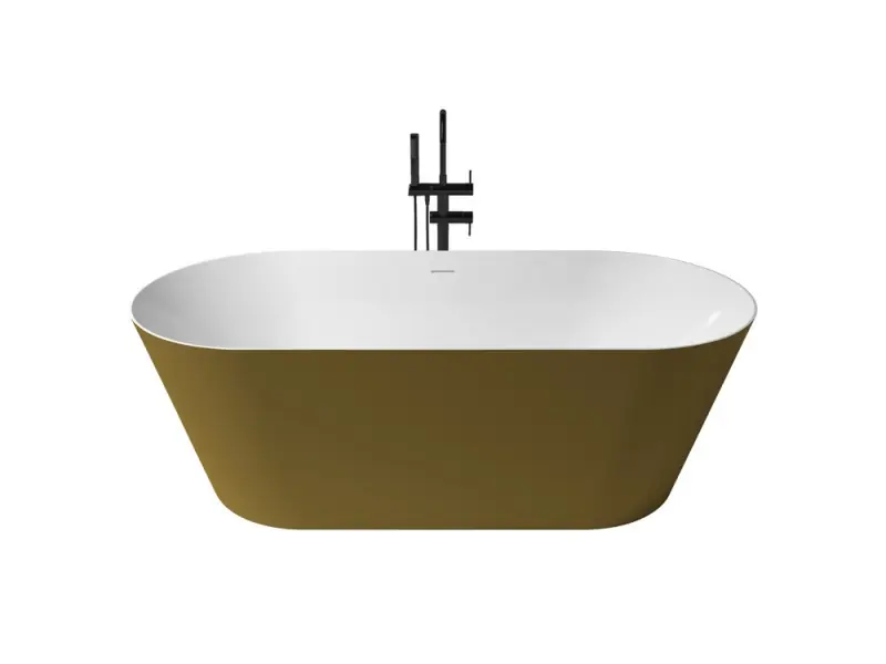 Zenon Leman Oro Metallic/Blanco Brillo kád Biztonságos fizetés