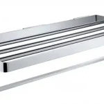 BEMETA SOLO Törölközőtartó polc, 600x108x255mm, króm (139105262) Legjobb ár