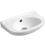 Bázis Hand Wash Basin, 40 cm, Right Tap Hole, White _ Bázis kézmosó 40cm-es, jobb oldali furattal, fehér Azonnal elérhető