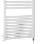 AQUALINE TONDI-E elektromos fürdőszobai radiátor, 450x970mm, 300W, fehér (DE450T) Expressz kézbesítés
