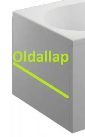 Biztonságos fizetés Oldallap IZA egyenes kádhoz 70 cm