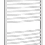 AQUALINE ORBIT Fürdőszobai radiátor, íves, 450x1680mm, 757W, fehér Legnépszerűbb