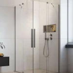 Radaway Furo Brushed Nickel KDD szögletes szálcsiszolt króm zuhanykabin Legkelendőbb