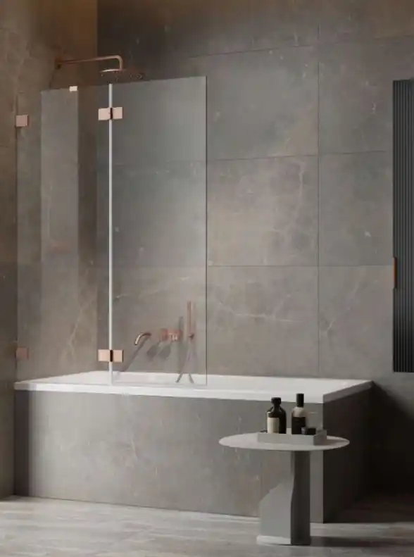 Legnépszerűbb Radaway Essenza Pro Brushed Copper PND II szálcsiszolt réz kádparaván