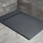 Radaway Teos F lapos szögletes műmárvány zuhanytálca Antracit színben Outlet
