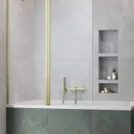 Radaway Nes Brushed Gold PND II szálcsiszolt arany kádparaván Vedd meg online