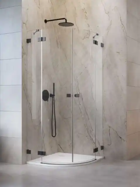 Radaway Essenza Pro Brushed GunMetal PDD íves szálcsiszolt fegyvermetál zuhanykabin Ne maradj le