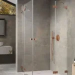 Ne maradj le Radaway Essenza Pro Brushed Copper KDD szögletes szálcsiszolt réz zuhanykabin