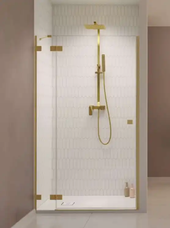 Nézd meg most Radaway Essenza Pro Brushed Gold DWJ szálcsiszolt arany zuhanyajtó
