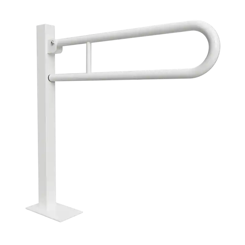BEMETA HELP Felhajtható kapaszkodó, U-típus, álló, padlóra szerelhető, 750mm, fehér Ne maradj le
