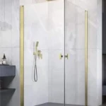 Radaway Nes Brushed Gold KDD I szögletes szálcsiszolt arany zuhanykabin Legnépszerűbb