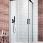 Radaway Idea 8 Black KDD szögletes fekete zuhanykabin Legkelendőbb