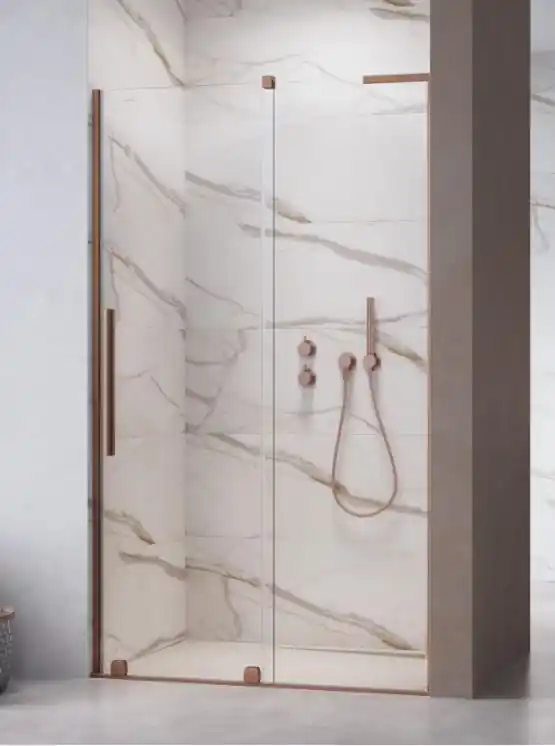 Prémium Radaway Furo SL Brushed Copper DWJ szálcsiszolt réz zuhanyajtó