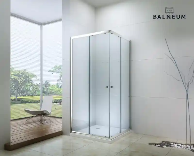 Exkluzív ajánlat Balneum Royal szögletes tuskabin 6mm-es nano vízlepergető üveggel