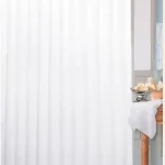 Csak ma AQUALINE zuhanyfüggöny, 180x200cm, fehér (0201104 B)