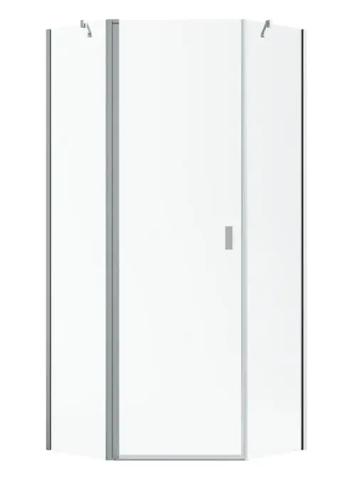 Radaway Nes Brushed Nickel PTJ szögletes szálcsiszolt króm zuhanykabin Outlet