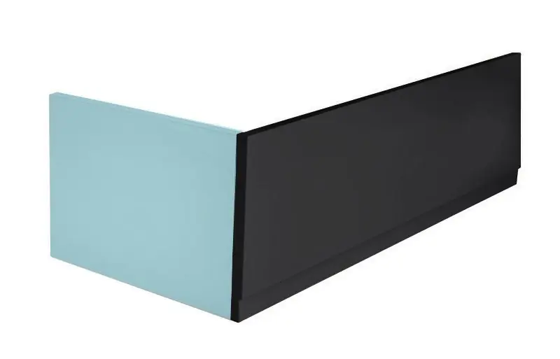 POLYSAN PLAIN 150, előlap, jobbos, 150x59cm, matt fekete (72759.21) Ajánlat