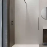 Szuper akció Radaway Furo Black Walk-in fekete zuhanyfal