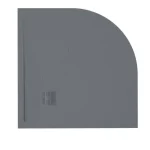Prémium Zenon Angular Slate íves zuhanytálca Antracita színben