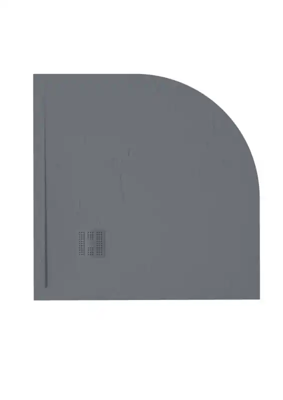 Prémium Zenon Angular Slate íves zuhanytálca Antracita színben