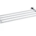 BEMETA OVAL Törölközőtartó polc, 650x30x200mm, króm (118412181) Szuper akció