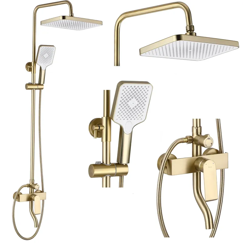 Olcsó zuhanyszett REA HASS Gold Brush