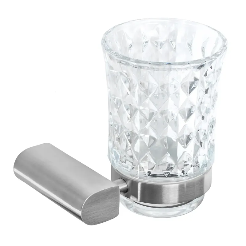 Népszerű Fürdőszobai pohár Brushed Nickel 322224