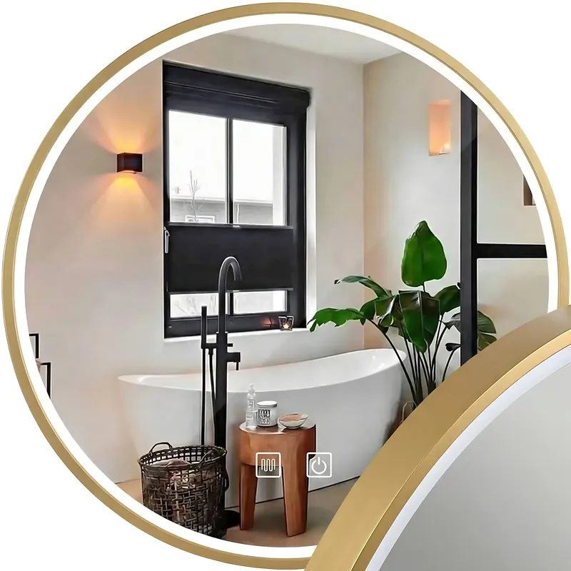 LED Tükör 70cm MMJ BRUSH GOLD Szezonális akció