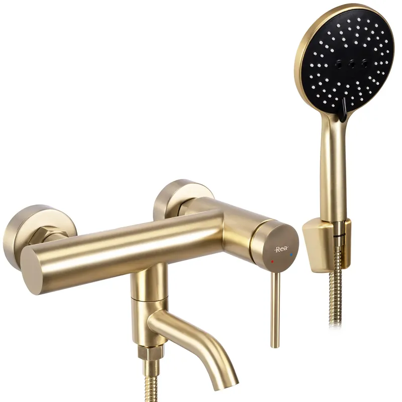 Csak ma Fürdőkád csaptelep Clif Brush Gold