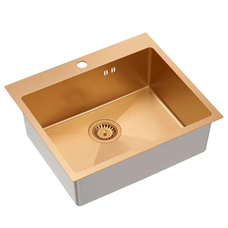 Prémium Acél mosogatótálca RUSSEL 110 Copper