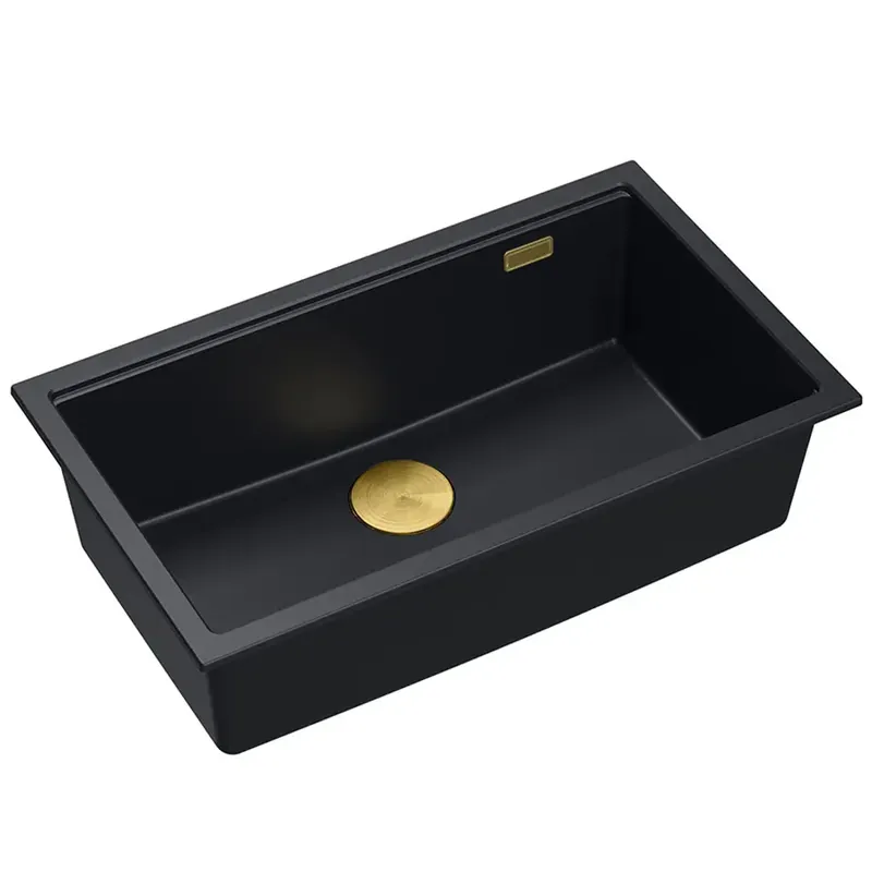 Kiárusítás gránit mosogató Logan 110 Black