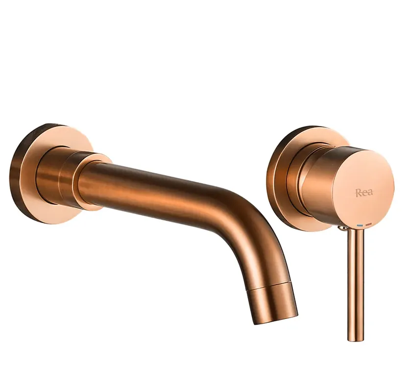 Azonnali szállítás Falra szerelhető csaptelep Rea Lungo Long Copper Brush + box