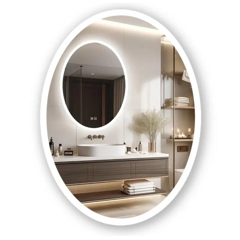 Olcsóbb LED Tükör 60x80cm WWA