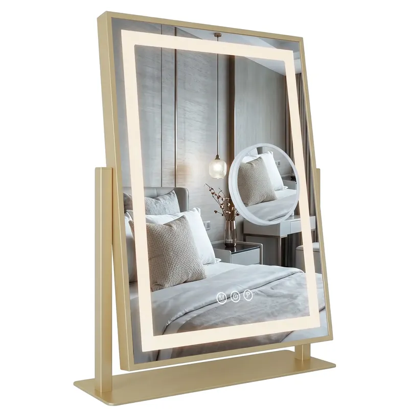 Alacsony ár LED Tükör LUMI L.Gold 30x40cm