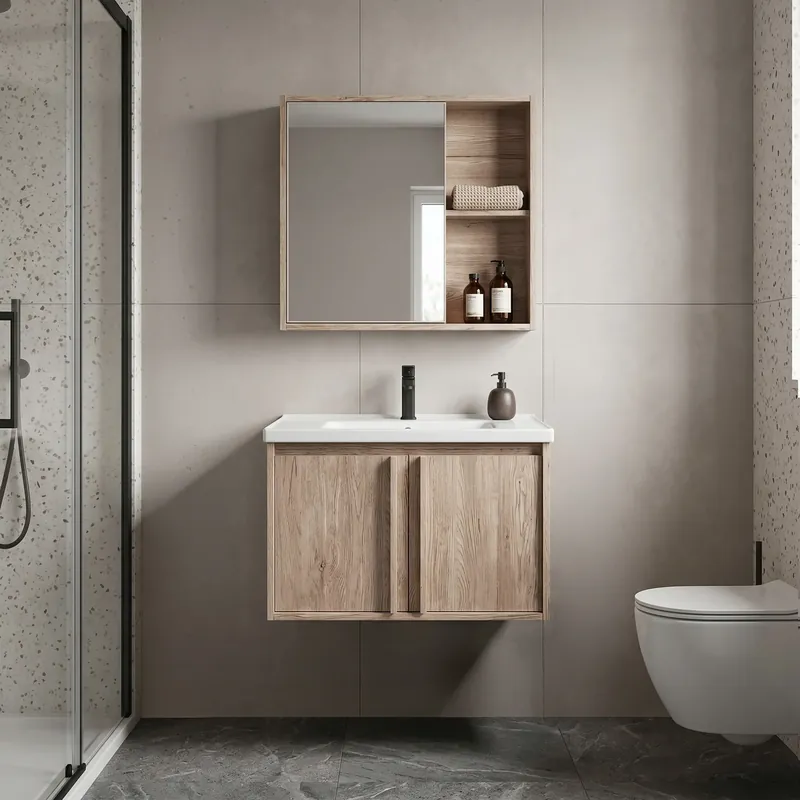 Korlátozott ajánlat Fürdőszobabútor szett mosdóval Gama T25023 QHM 60CM