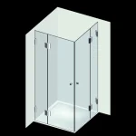Végkiárusítás Varioglass Globus 214 80x80 cm-es Zuhanykabin (80x80x200 cm, zöld üveg)Varioglass