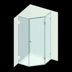 Olcsó Varioglass Moment 301 Zuhanykabin (100x100x200 cm)Varioglass