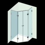 Különleges ajánlat Varioglass Moment 306 Zuhanykabin (110x110x200 cm)Varioglass