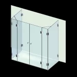 Utolsó esély Varioglass Torsion 516 Zuhanykabin (180x80x200 cm)Varioglass