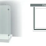 Akció Varioglass Signum 403 Zuhanyfal (80x80x30x200 cm)Varioglass