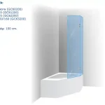 Akció Riho Scandic S500 Kádparaván (80x35,5x150 cm, #GC 60200)Riho