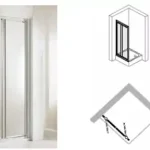 Azonnali szállítás Hüppe Express PT 80/90 Zuhany lengőajtó (86-90, mattezüst, Anti-Plaque üveg, 90 cm, #EX1402.087.322)Hüppe